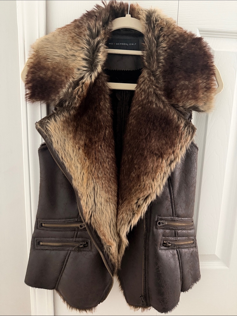 MO x Members Only brown vest